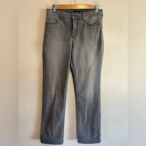 NYDJ Grey Lift & Tuck Technology Straight Jeans Size 8